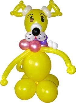 Собачка з повітряних кульок