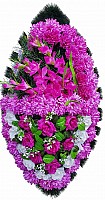 Funeral Wreath Artificial Purple, 3 sizes image 0