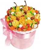 Dried Fruits - Flowers at a Gift box