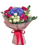 Hydrangea & Peony Roses