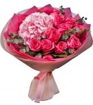 Pink & Crimson Bouquet