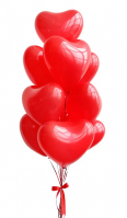 Latex Heart-Shaped Balloons from 3 to 33