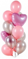Pink Mixed Ballons from 5 to 35
