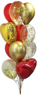 Red & Golden Balloons from 5 to 35