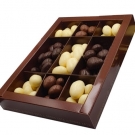 Chocolate coated Hazelnuts, 3 sizes