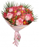 Roses and Alstroemeria Bouquet 