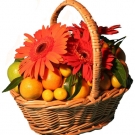 Tangerines & Oranges Basket