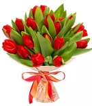Red Tulips bouquet: from 11 to 101