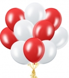 Red & White Balloons