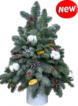 Christmas Tree Table Arrangement