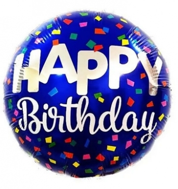 "Happy Birthday" balloon for Men