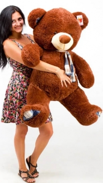 Chocolate Bear, 120-125 cm