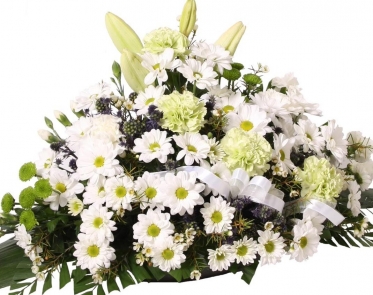 Mourning Arrangement in a Basket