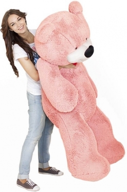 Великий рожевий ведмедик 170-180 cm