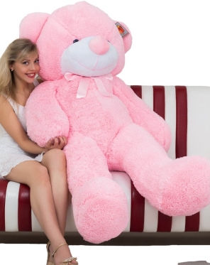 Великий рожевий ведмедик 170-180 cm