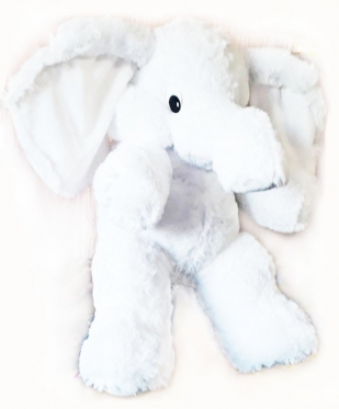 Белый слоник от 50 до 120 см