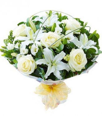 Белые розы и...   Белые лилии