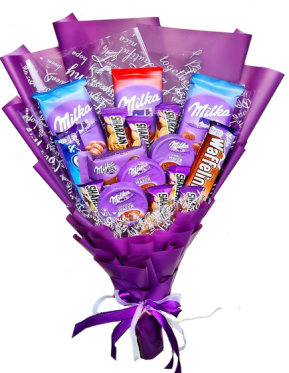 Purple Chocolate Bouquet