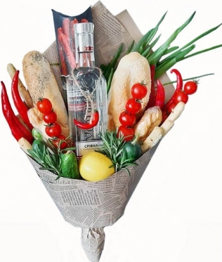 A Bouquet with Vodka