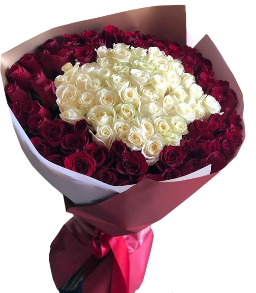 White in Red. Bouquets from 11 to 101 image 1