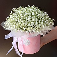 Gypsophila White, a Box Arrangement image 0