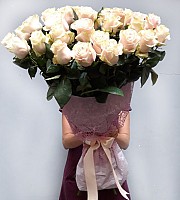 Elite Long Stem Pink Roses image 0