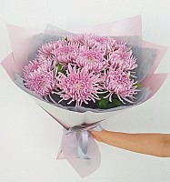 Pink Autumn Chrysanthemums image 1