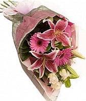 Lilies, Roses, Gerberas image 0